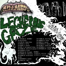 Commissioned tour poster, used by band to advertise their European tour dates across social media.
